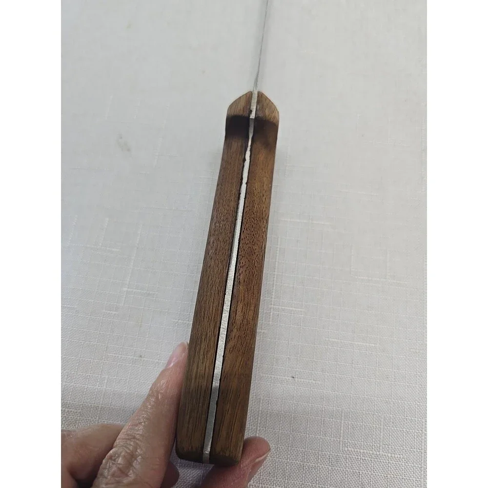 Harvard Cutlery #574 Hand Sharpened Knife Stain Free Steel USA Wood Handles
